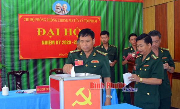 Đại hội chi bộ phòng phòng, chống ma túy và tội phạm