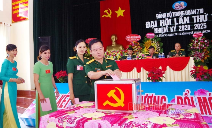 Đại hội Đảng bộ Trung đoàn 719 lần thứ V, nhiệm kỳ 2020-2025