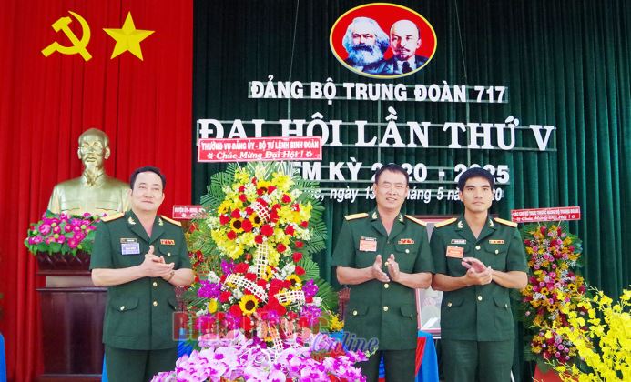 Đại hội Đảng bộ Trung đoàn 717 lần thứ V, nhiệm kỳ 2020-2025