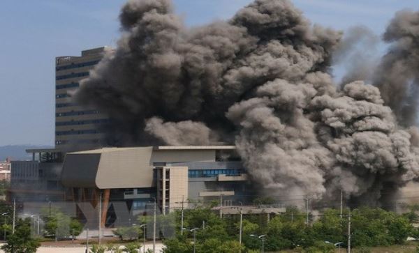 Hàn Quốc: Phá hủy văn phòng liên lạc không vi phạm thỏa thuận