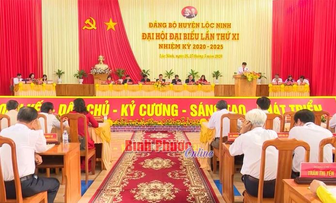 [Video] Ghi nhận từ Đại hội đại biểu Đảng bộ huyện Lộc Ninh lần thứ XI
