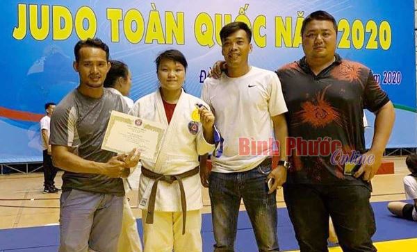 Judo mang về tấm huy chương vàng đầu tiên năm 2020 cho thể thao Bình Phước 