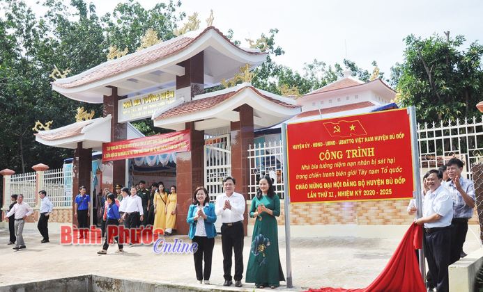 Công nhận di tích Nhà bia tưởng niệm nạn nhân trong chiến tranh bảo vệ biên giới Tây Nam