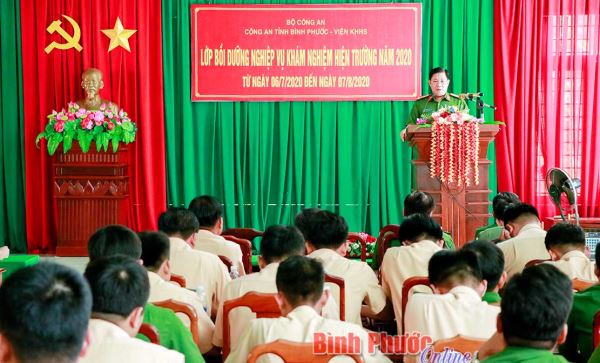 70 cán bộ, chiến sĩ Công an tỉnh được bồi dưỡng nghiệp vụ