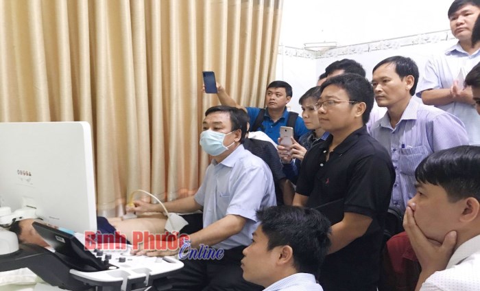 Khai giảng lớp “siêu âm tổng quát” tại Bình Phước