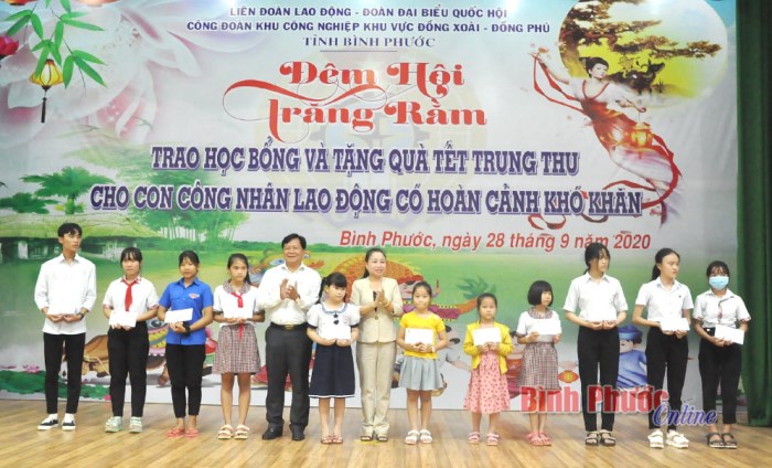 Đem niềm vui Trung thu đến với con đoàn viên công nhân 