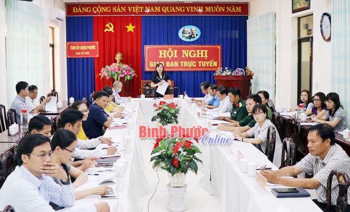 Hội nghị trực tuyến góp ý quy chế bầu cử tại Đại hội XIII của Đảng