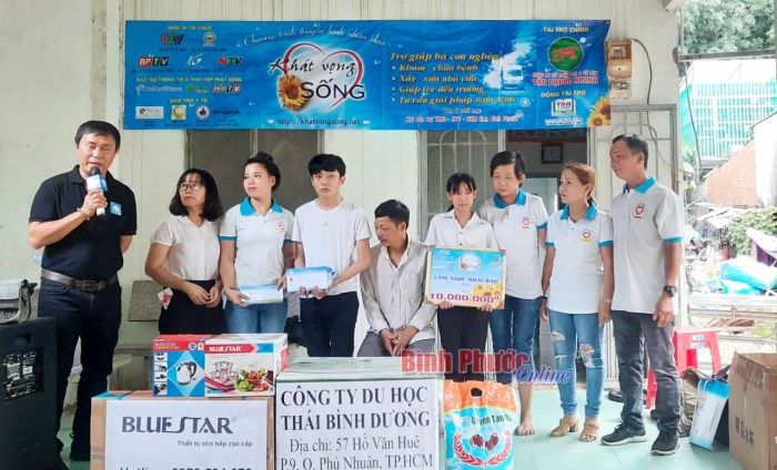 “Khát vọng sống” trợ giúp gia đình em Bùi Đăng Long 242 triệu đồng