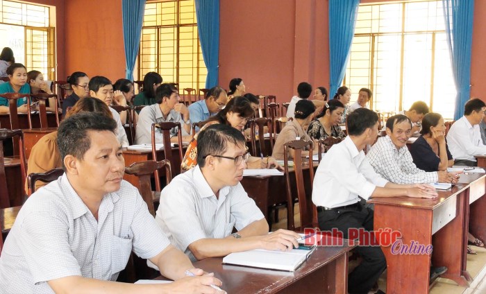 90 học viên tham gia lớp bồi dưỡng mặt trận cơ sở