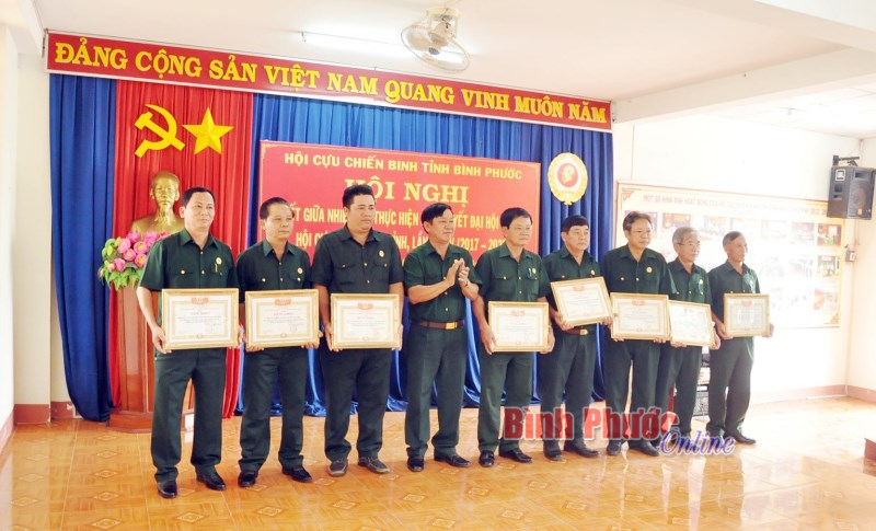 Hội Cựu chiến binh tỉnh sơ kết giữa nhiệm kỳ 2017-2022