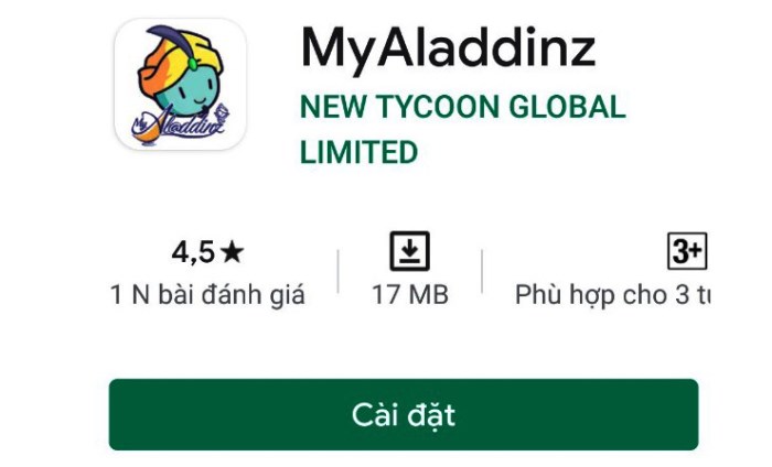 Cảnh giác khi tham gia ứng dụng thanh toán hộ Myaladdinz