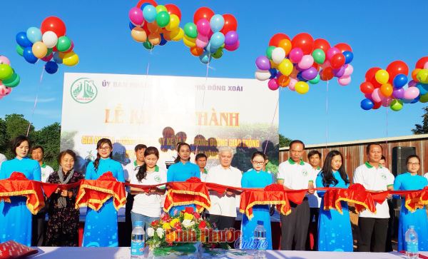 Đồng Xoài khánh thành công trình chào mừng đại hội Đảng