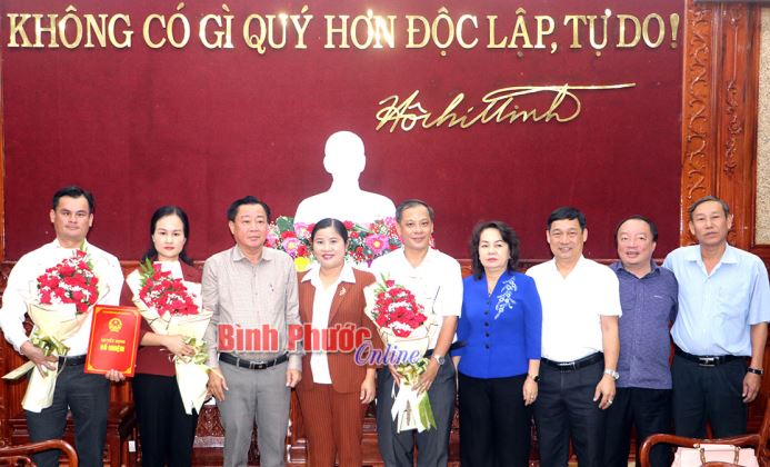 UBND tỉnh bổ nhiệm 3 lãnh đạo cấp sở