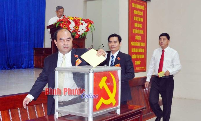 Ông Nguyễn Tấn Hải tái đắc cử chức vụ Bí thư Huyện ủy Chơn Thành