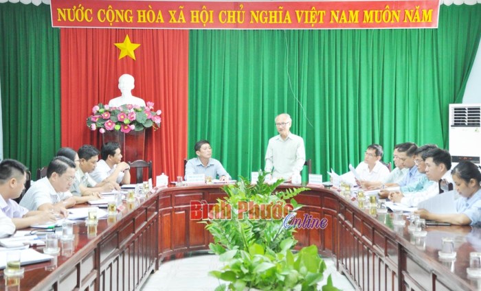 Tỷ lệ giải ngân nguồn vốn sự nghiệp mang tính chất đầu tư huyện Chơn Thành đạt trên 90%