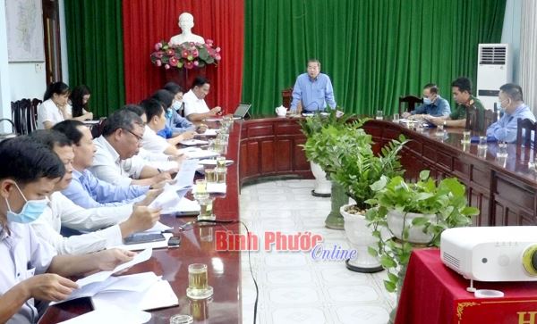 Chơn Thành chỉ đạo thực hiện đồng bộ và quyết liệt các giải pháp phòng, chống dịch bệnh Covid-19