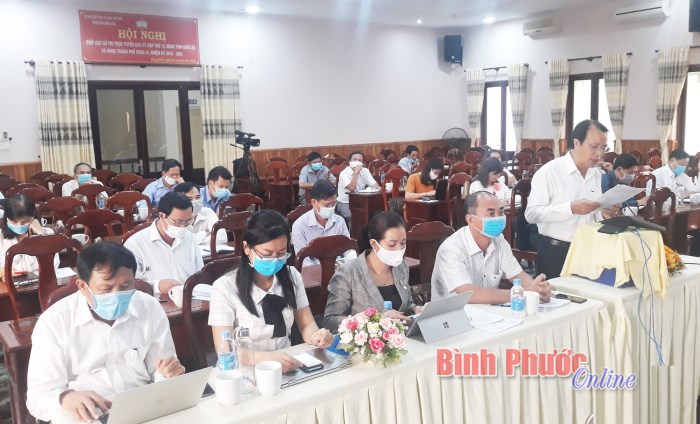 Đại biểu HĐND tỉnh tiếp xúc với cử tri thành phố Đồng Xoài theo hình thức trực tuyến