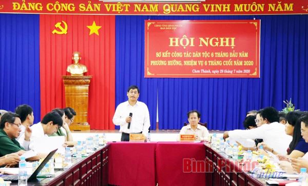 C&ocirc;ng t&aacute;c d&acirc;n tộc triển khai kịp thời, đạt nhiều kết quả t&iacute;ch cực