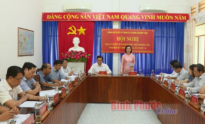 Hội nghị Đảng bộ Khối Cơ quan và Doanh nghiệp tỉnh lần thứ 2, nhiệm kỳ 2020-2025