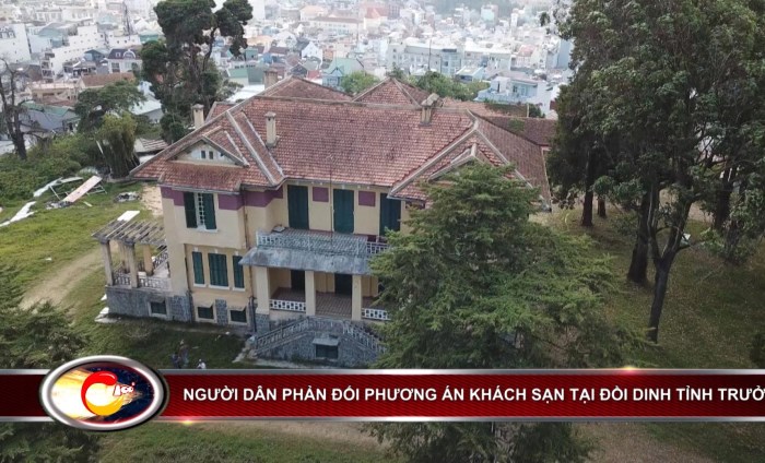 Bản tin 100 độ ngày 23-9: Người dân nói gì việc xây dựng khách sạn tại Dinh tỉnh trưởng?