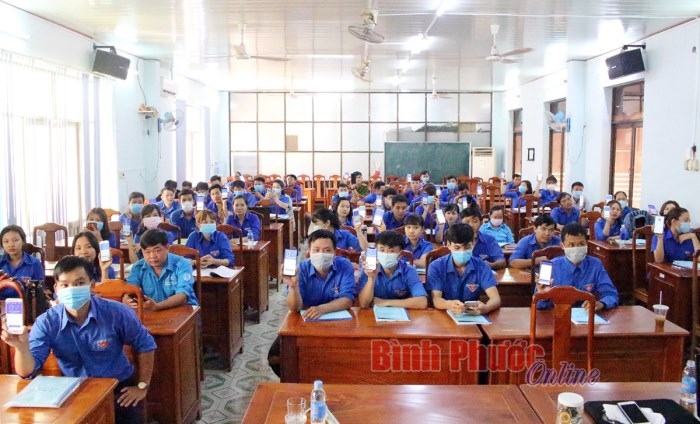 100 cán bộ Đoàn - Hội huyện Phú Riềng được tập huấn nghiệp vụ