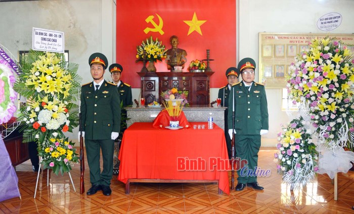 Phước Long: Tổ chức lễ truy điệu h&agrave;i cốt liệt sỹ Đỗ Săng