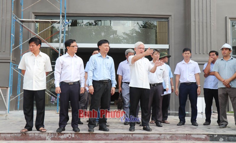 Hôm nay công trình Ký túc xá Trường Chính trị tỉnh đưa vào vận hành thử