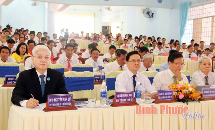 Khai mạc Đại hội đại biểu Đảng bộ huyện Bù Đăng