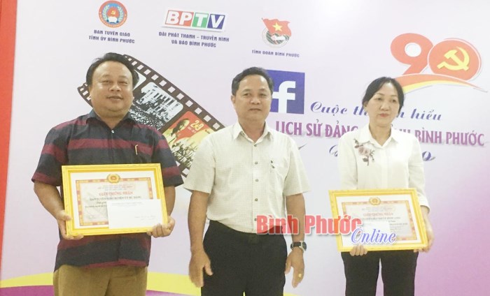 Cuộc thi tìm hiểu Lịch sử Đảng bộ tỉnh Bình Phước thành công tốt đẹp