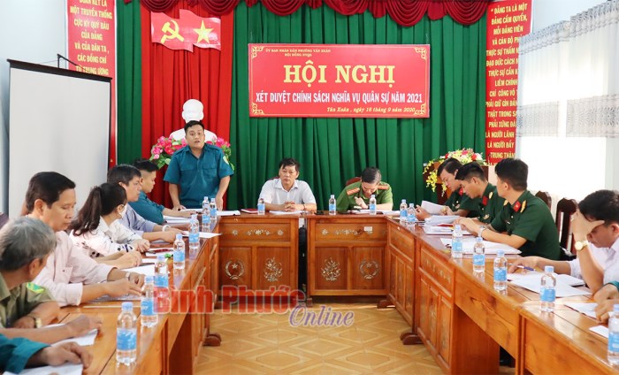 Đồng Xo&agrave;i: X&eacute;t duyệt ch&iacute;nh trị, ch&iacute;nh s&aacute;ch cho hơn 4.000 thanh ni&ecirc;n trong độ tuổi nhập ngũ