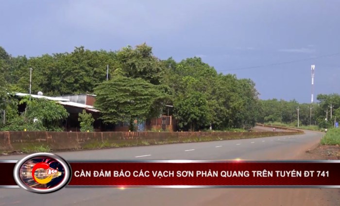 Bản tin 100 độ ngày 13-8: Cần đảm bảo các vạch sơn phản quang trên tuyến đường ĐT 741