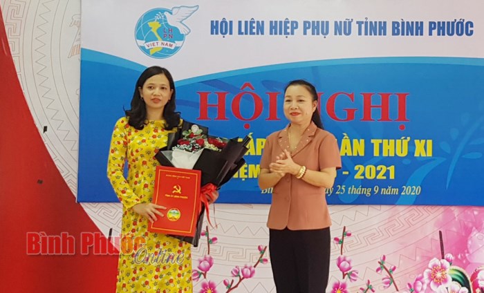 Bà Điểu Huỳnh Sang được tín nhiệm bầu giữ chức Chủ tịch Hội Liên hiệp Phụ nữ tỉnh Bình Phước