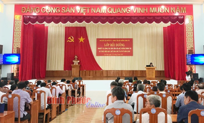 Tập huấn nghiệp vụ c&ocirc;ng t&aacute;c d&acirc;n vận năm 2020