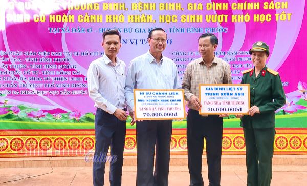 Hơn 500 hộ DTTS nghèo, thương binh, liệt sĩ ở huyện Bù Gia Mập được sẻ chia