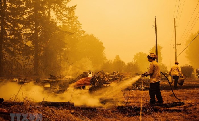 Mỹ: Cháy rừng tiếp tục hoành hành tại bang California và Oregon