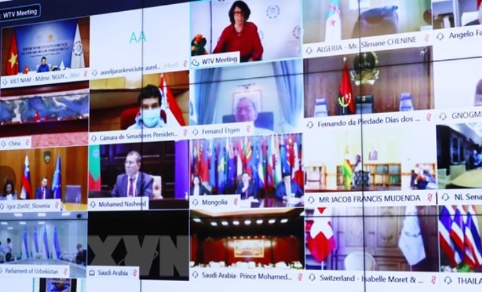 Chủ tịch Quốc hội dự Hội nghị các Chủ tịch Quốc hội Thế giới lần thứ 5