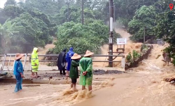 Hà Giang ngập sâu sau mưa lớn