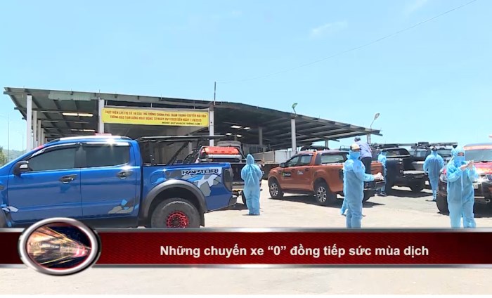 Bản tin 100 độ ngày 9-8: Những chuyến xe “0 đồng” tiếp sức mùa dịch