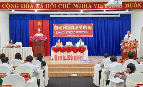 HĐND thành phố Đồng Xoài khai mạc kỳ họp thứ 12 khóa IV