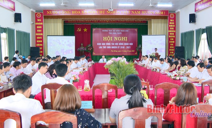 Giao ban công tác HĐND lần thứ chín, nhiệm kỳ 2016-2021 