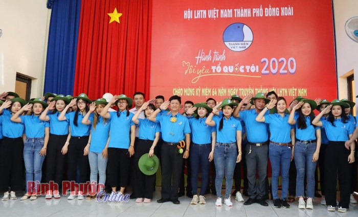 Đồng Xo&agrave;i: Hơn 100 đo&agrave;n vi&ecirc;n, hội vi&ecirc;n tham gia h&agrave;nh tr&igrave;nh &ldquo;T&ocirc;i y&ecirc;u Tổ quốc t&ocirc;i&rdquo; năm 2020