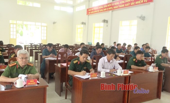 Chơn Thành: Phát động đợt thi đua cao điểm trong LLVT huyện  