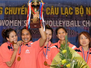 Thái Lan vô địch bóng chuyền các CLB nữ châu Á