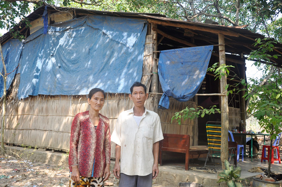 Một gia đình cần hỗ trợ nhà ở