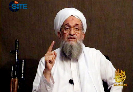 Thủ lĩnh Al Qaeda Zawahiri đang ẩn náu ở Pakistan