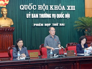 Ủy ban Thường vụ Quốc hội họp phi&ecirc;n thứ ba