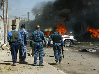 Trụ sở cảnh sát Iraq bị tấn công