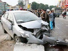 Xe cảnh sát giao thông gặp nạn làm 3 chiến sỹ tử vong