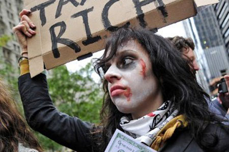 Biểu tình 'Chiếm phố Wall' được tiếp thêm lửa