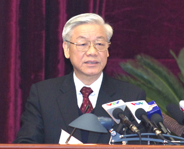 Bế mạc Hội nghị lần thứ tư Ban Chấp h&agrave;nh Trung ương Đảng kho&aacute; XI